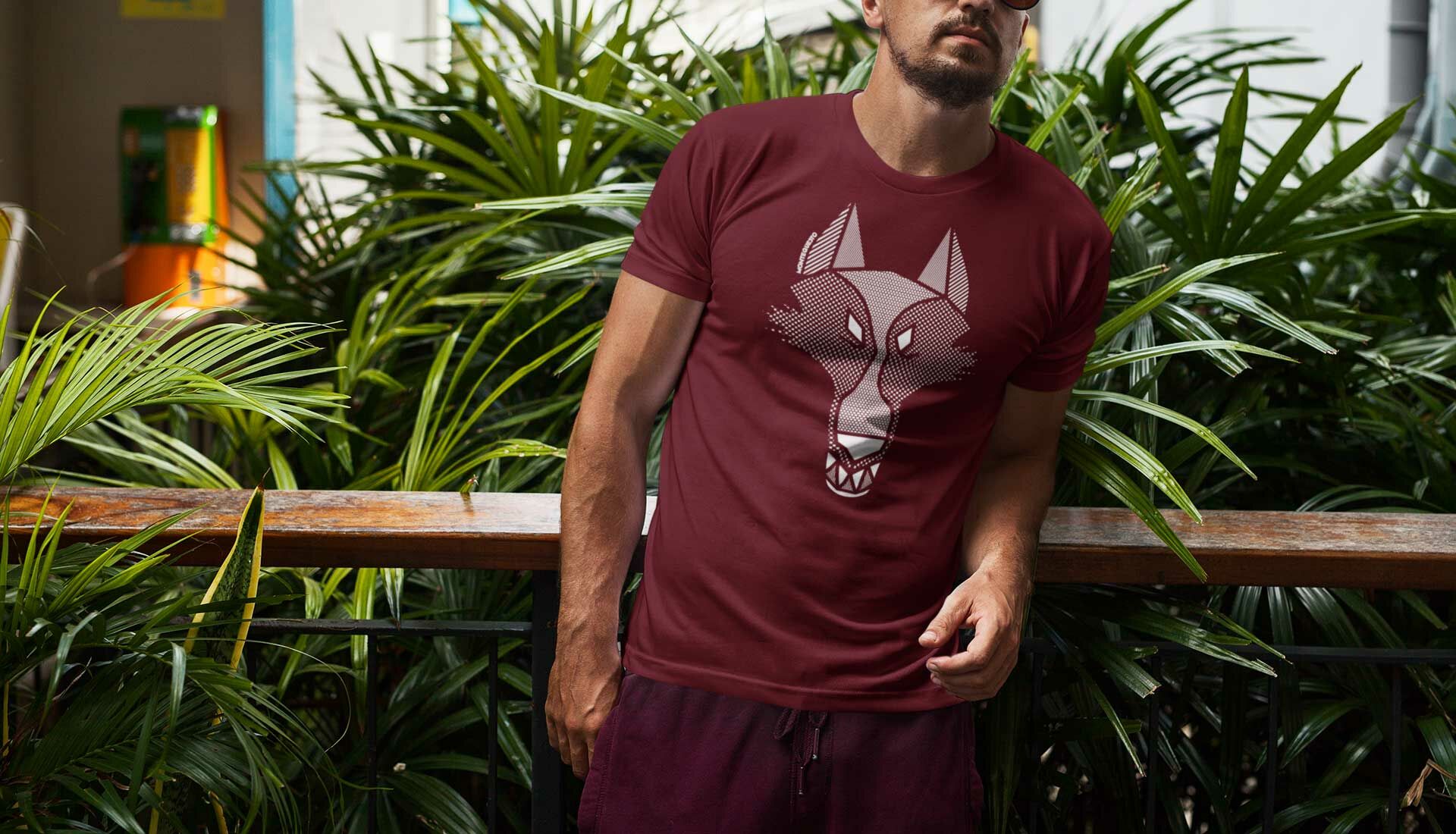 MQ WOLF - Pure Organic Shirt Herren