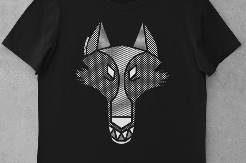 MQ WOLF - Pure Organic Shirt Herren